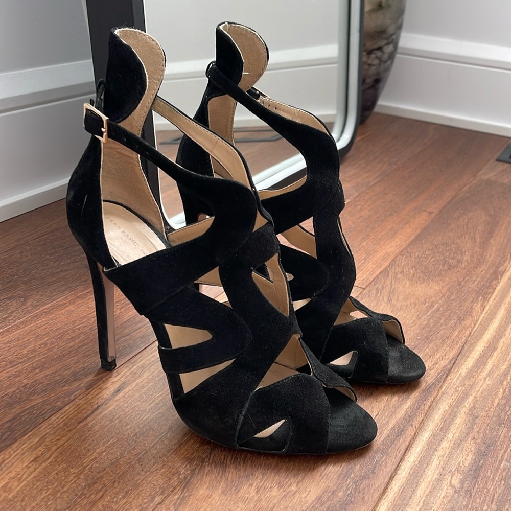 ZARA Basics heel sandals